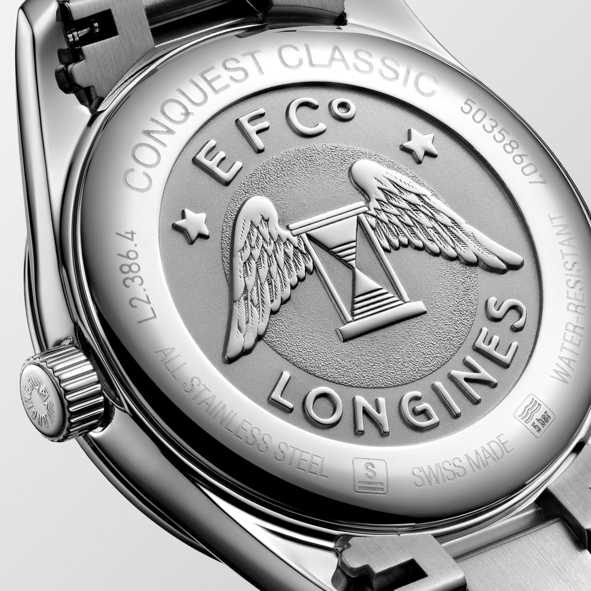 Longines orologio Conquest Classic 34mm blu quarzo acciaio L2.386.4.92.6 - Gioielleria Capodagli