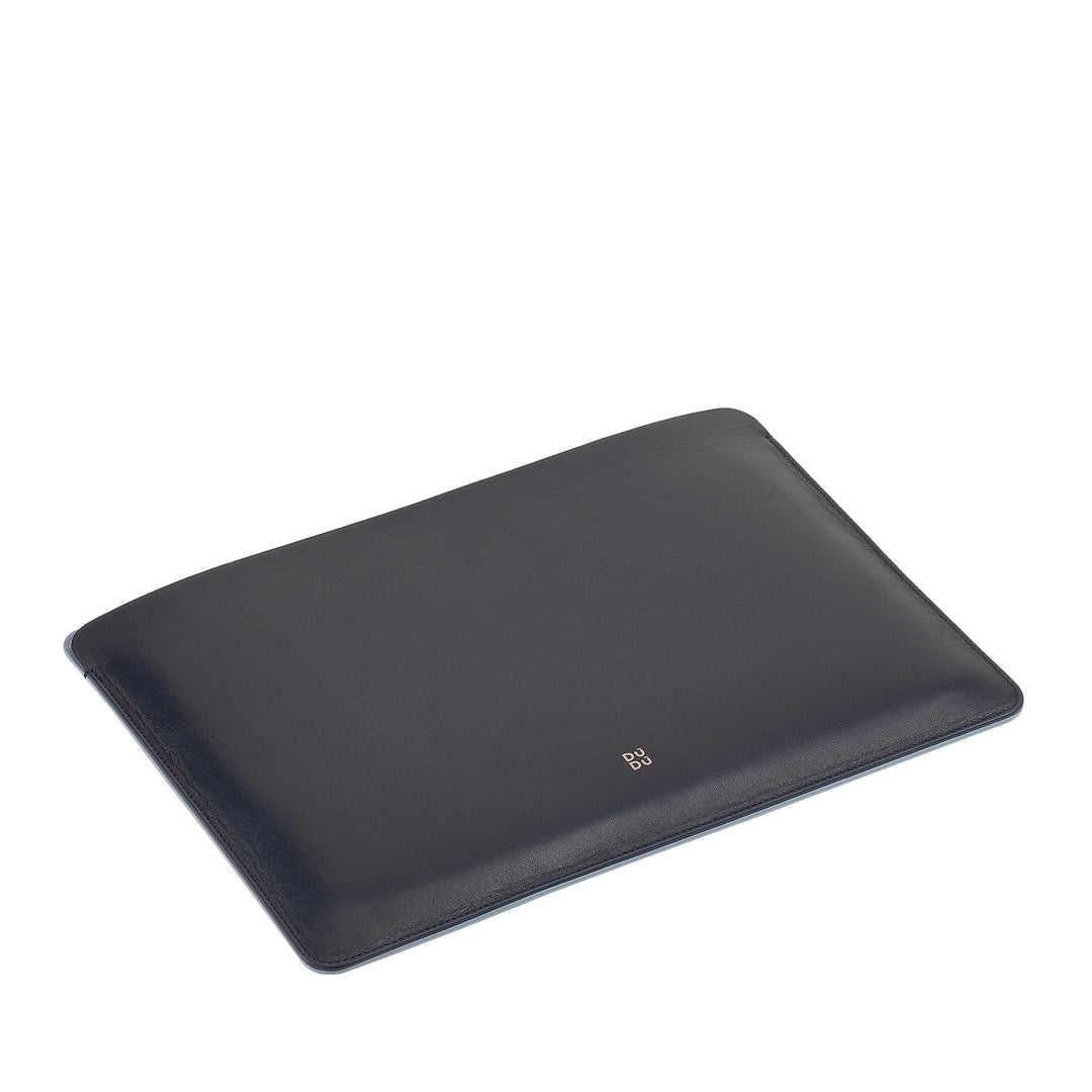 DUDU Custodia PC 13 Pollici in Morbida Pelle, Sleeve Protettiva Colorata Laptop Notebook Macbook 13” Bicolore Design Sottile