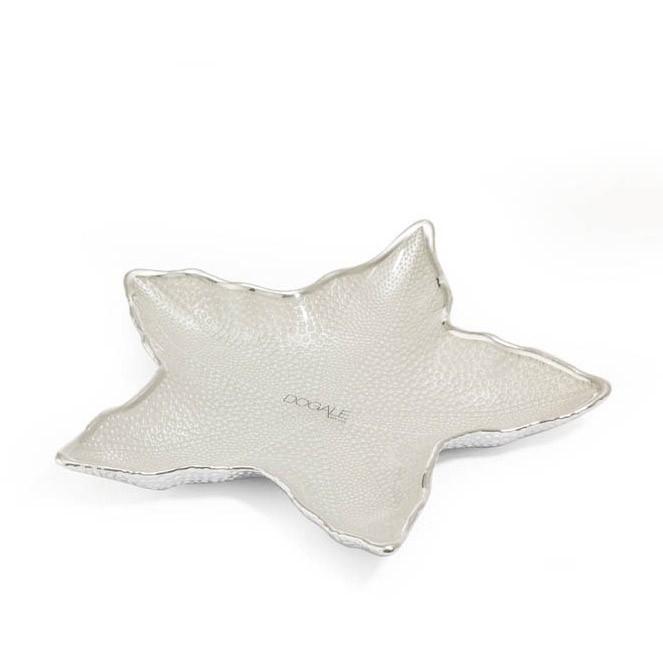 Dogale Venezia ciotola stella marina bianco perla Capri d 28cm h 4cm 51.36.8144 - Gioielleria Capodagli