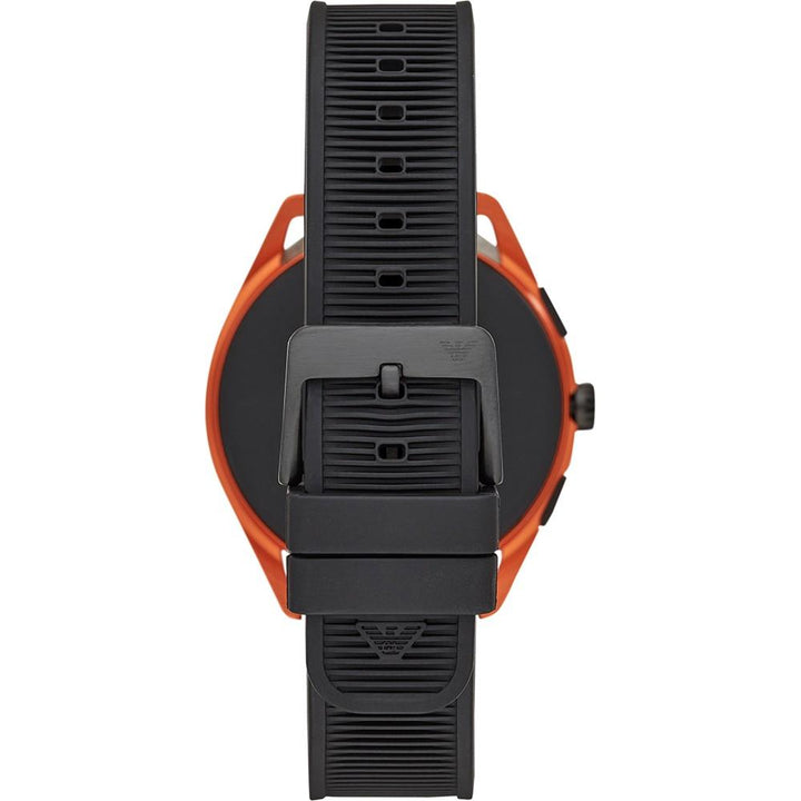Emporio Armani Connected orologio smartwatch Matteo Gen 5 alluminio rosso silicone nero ART5025 - Gioielleria Capodagli