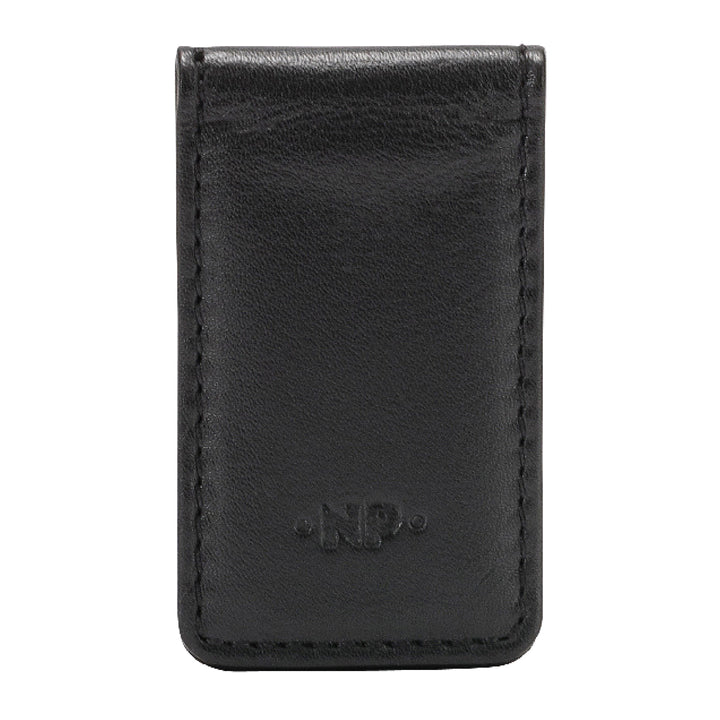 Cloud Leather Magnetic Money Clip in Genuine Leather Nappa with Magnet for Men and Women