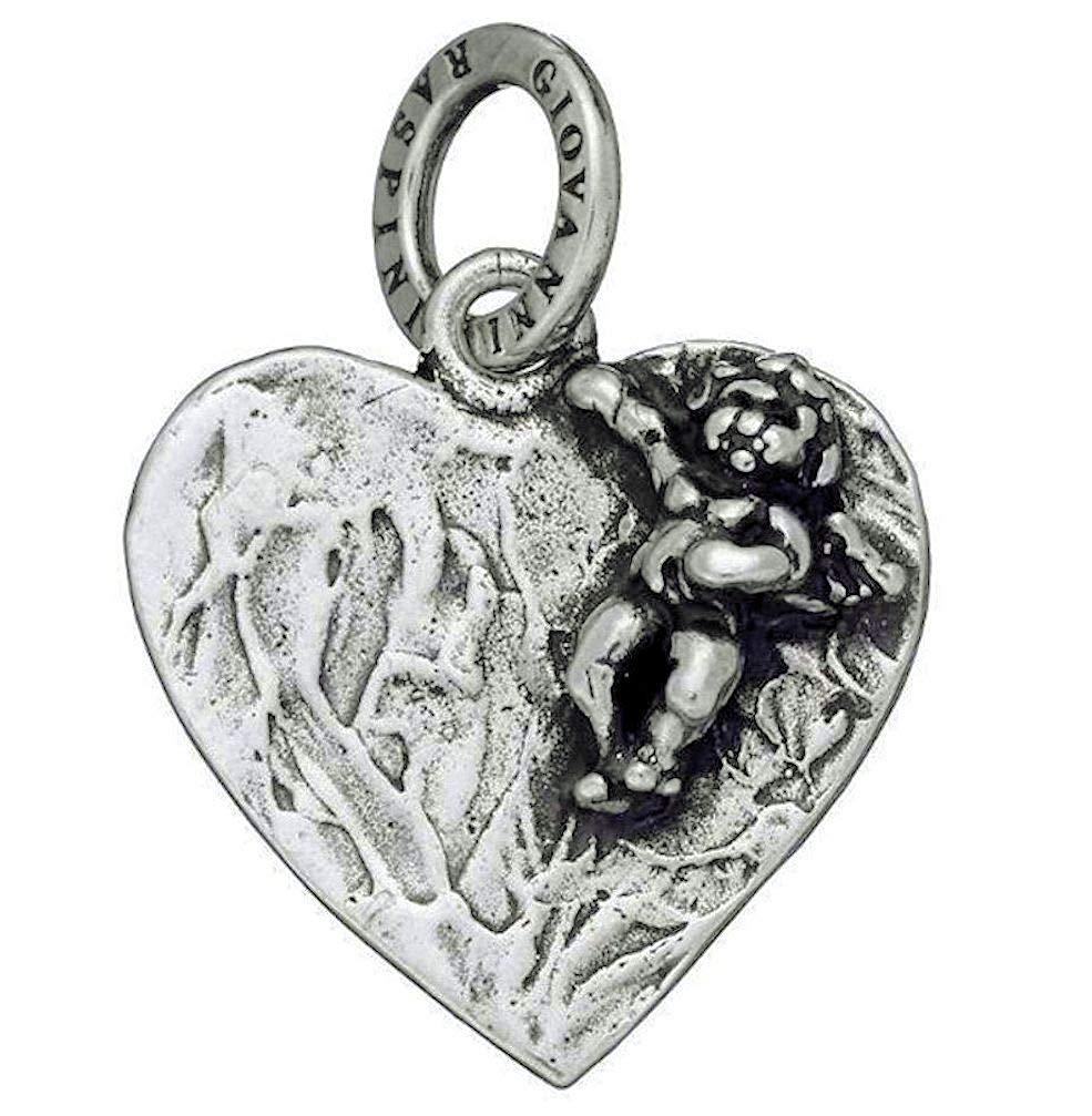 Giovanni Raspini charm Angelo nel Cuore argento 925 8745 - Gioielleria Capodagli