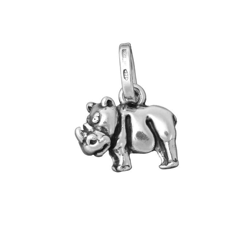 Giovanni Raspini charm Rinoceronte argento 925 7645 - Gioielleria Capodagli