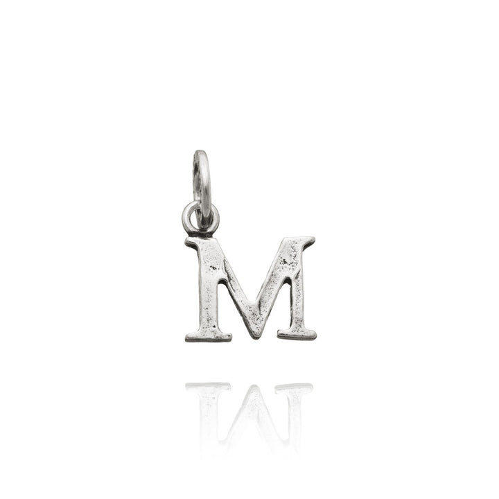 Giovanni Raspini ciondolo argento charm lettera logo M 7810 - Gioielleria Capodagli