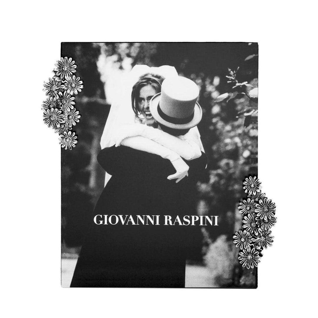 Giovanni Raspini cornice Clip Margherite vetro 12x15cm argento 925 1957 - Capodagli 1937