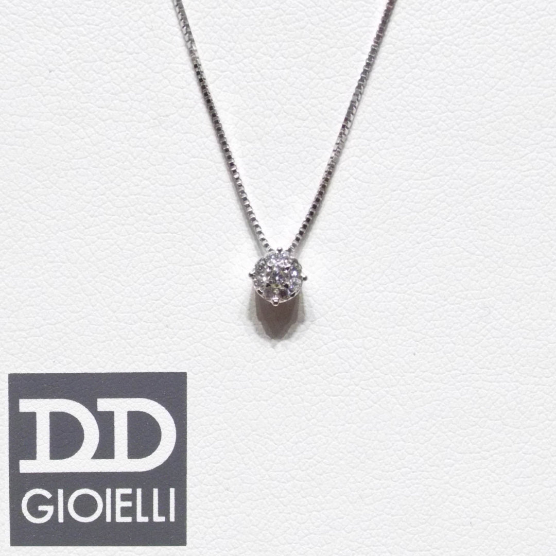Davite & Delucchi girocollo Punto Luce oro 18kt diamanti CLN10776 - Gioielleria Capodagli