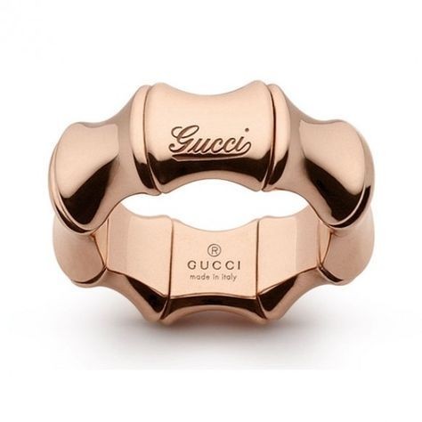 Gucci anello Bamboo oro rosa 18kt misura 13 246462 J8500 5702 - Gioielleria Capodagli
