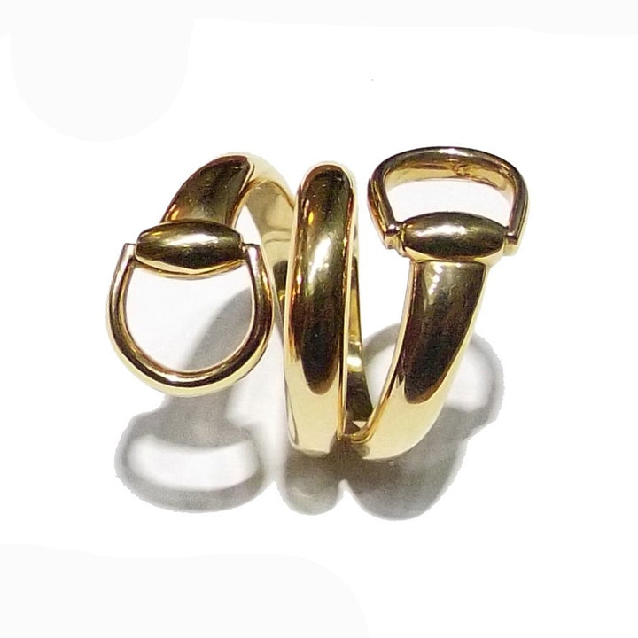 Gucci anello Horsebit oro giallo 18kt misura 18 233961 J8500 8000 - Gioielleria Capodagli