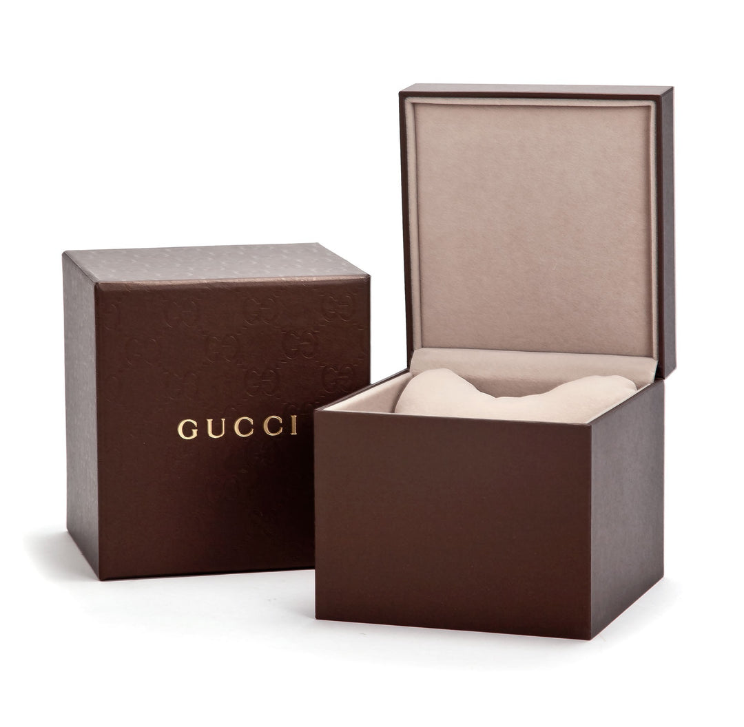 Gucci orologio G-Frame 34mm donna madreperla e diamanti acciaio quarzo YA128405 - Gioielleria Capodagli