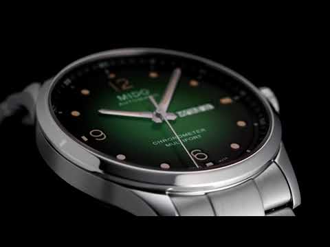 Mido watch Multifort M Chronometer COSC 42mm green automatic steel M038.431.11.097.00