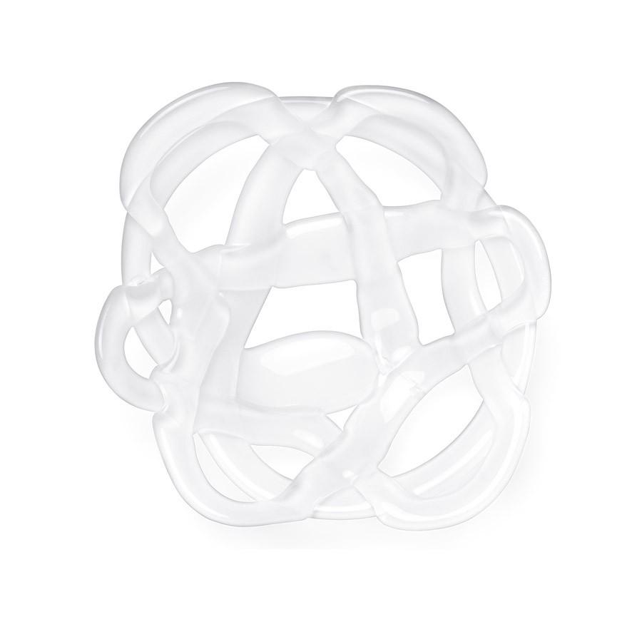 Kosta Boda ciotola Basket White cristallo d.30,6cm 7051211 - Gioielleria Capodagli