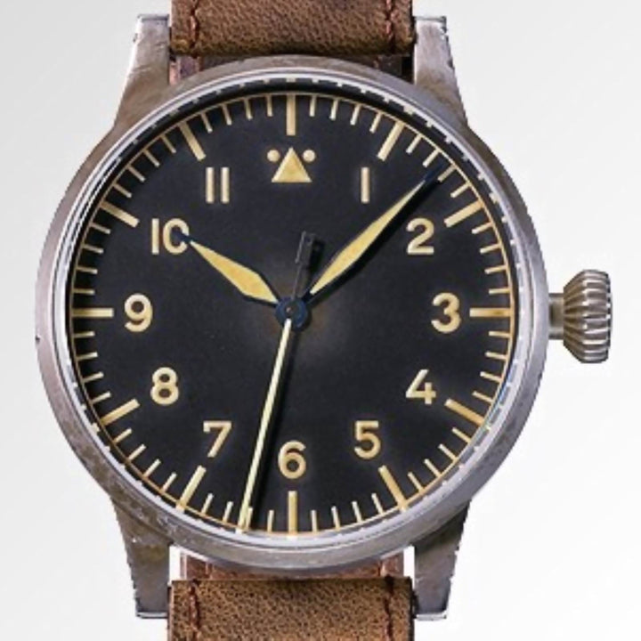 Laco 1925 orologio Erbstuck Saarbrucken 45mm nero automatico acciaio 861933 - Gioielleria Capodagli
