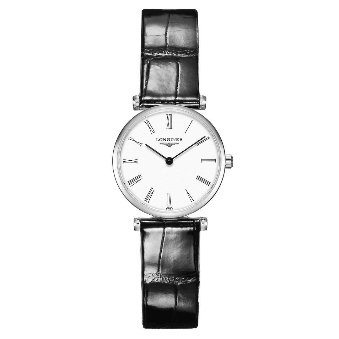 Longines orologio La Grande Classique 24mm bianco acciaio quarzo L4.209.4.11.2 - Gioielleria Capodagli