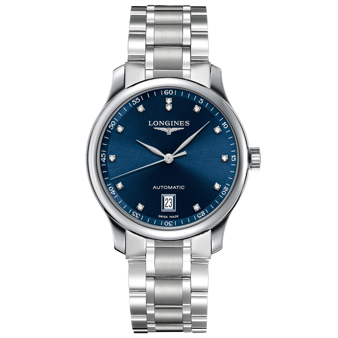 Longines orologio Master Collection blu 38,5mm automatico acciaio L2.628.4.97.6 - Gioielleria Capodagli