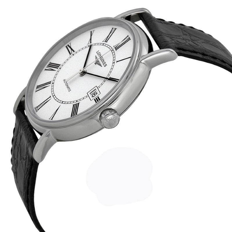 Longines orologio Présence 38.5mm bianco acciaio uomo automatico L4.921.4.11.2 - Gioielleria Capodagli