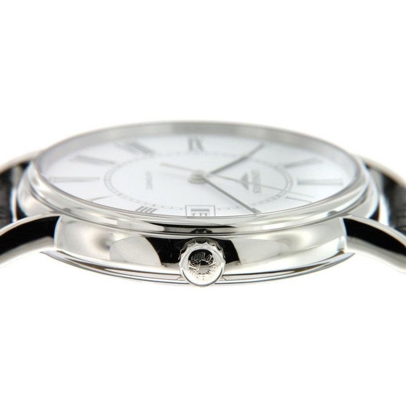 Longines orologio Présence 38.5mm bianco acciaio uomo automatico L4.921.4.11.2 - Gioielleria Capodagli