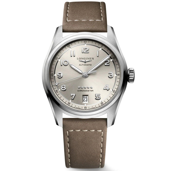 Longines orologio Spirit 37mm champagne automatico acciaio L3.410.4.63.2 - Capodagli 1937