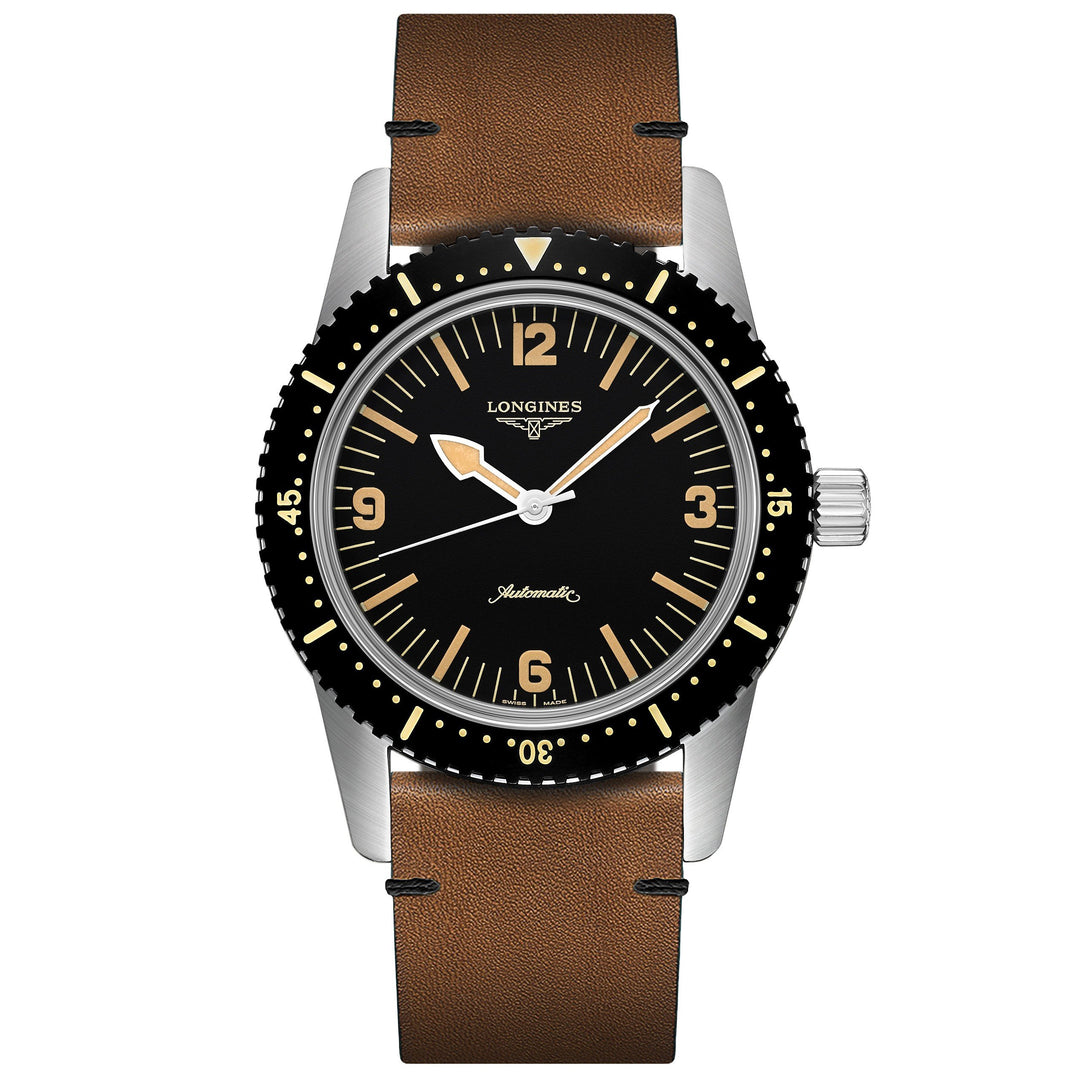 Longines orologio uomo The Longines Skin Diver Watch 42mm acciaio automatico L2.822.4.56.2 - Gioielleria Capodagli