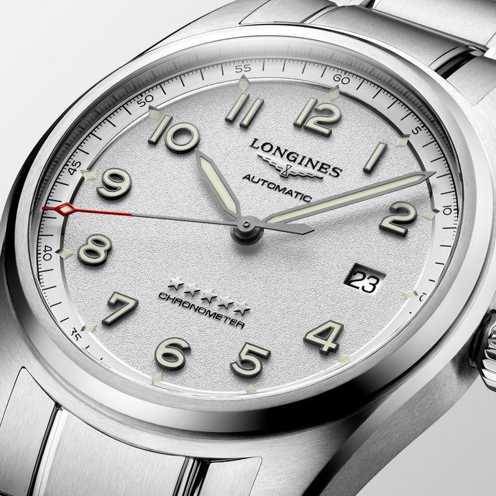 Longines orologio Spirit Prestige Edition 40mm argento automatico acciaio L3.810.4.73.9 - Capodagli 1937