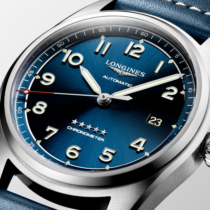 Longines orologio Spirit 40mm blu automatico acciaio L3.810.4.93.0 - Capodagli 1937