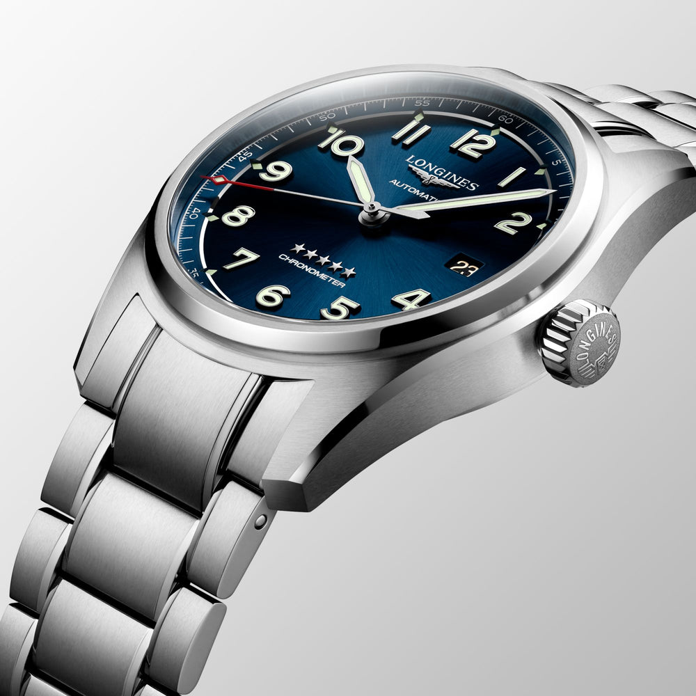Longines orologio Spirit Prestige Edition 40mm blu automatico acciaio L3.810.4.93.9 - Capodagli 1937