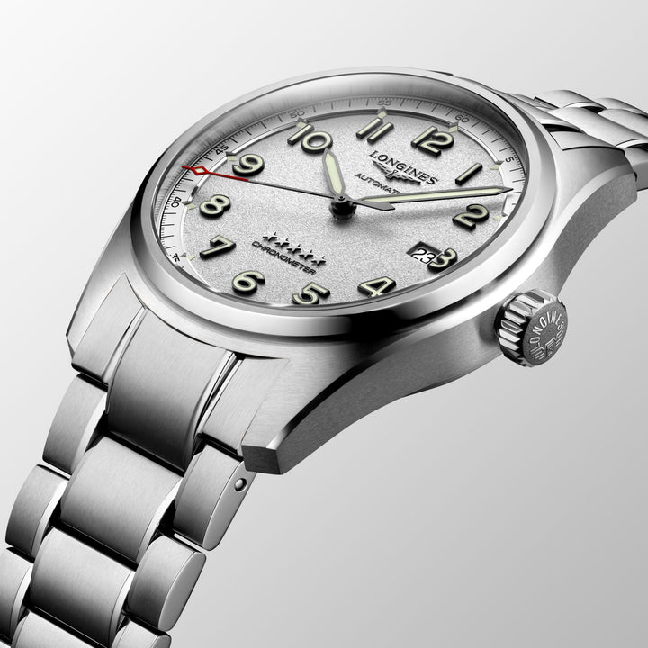 Longines orologio Spirit Prestige Edition 42mm argento automatico acciaio L3.811.4.73.9 - Capodagli 1937