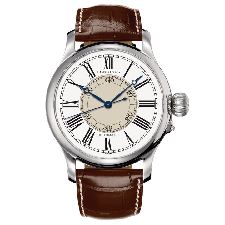 Longines orologio The Longines Weems Second-Setting Watch 47,5mm bianco automatico acciaio L2.713.4.11.0 - Capodagli 1937