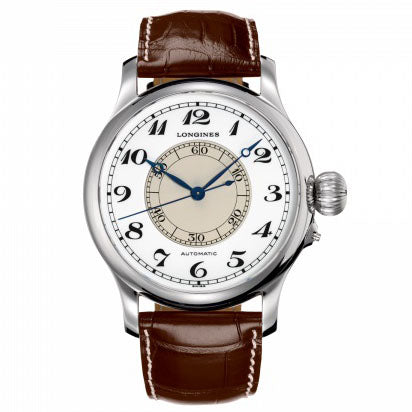 Longines orologio The Longines Weems Second-Setting Watch 47,5mm bianco automatico acciaio L2.713.4.13.0 - Capodagli 1937