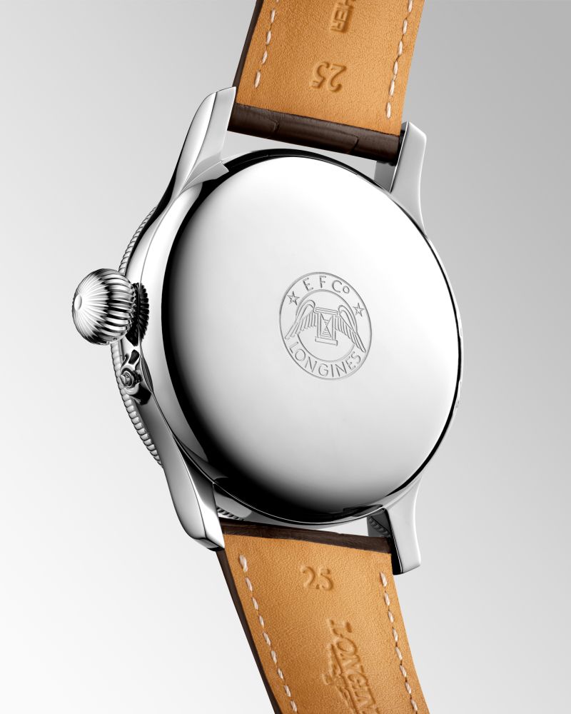 Longines orologio The Lindbergh Hour Angle Watch 47,5mm bianco automatico acciaio L2.678.4.11.0 - Capodagli 1937