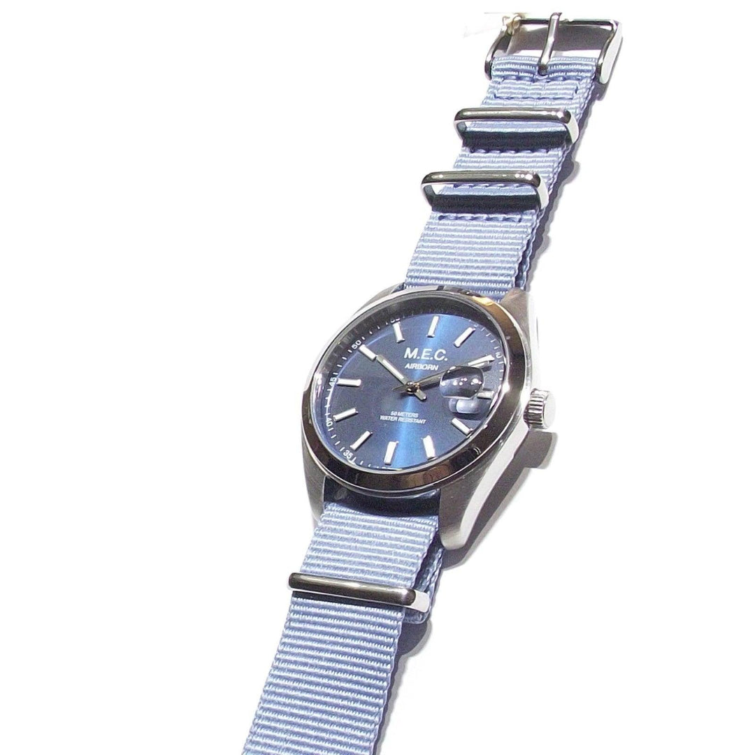 M.E.C. orologio militare uomo cinturino nato blù AIRBORN BLUE (40) - Gioielleria Capodagli