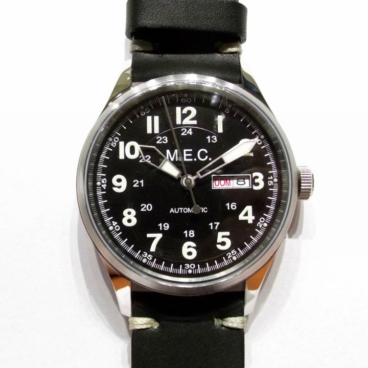 M.E.C. orologio militare uomo automatico acciaio FLY PILOT AUTOMATICO BLACK (12) - Gioielleria Capodagli
