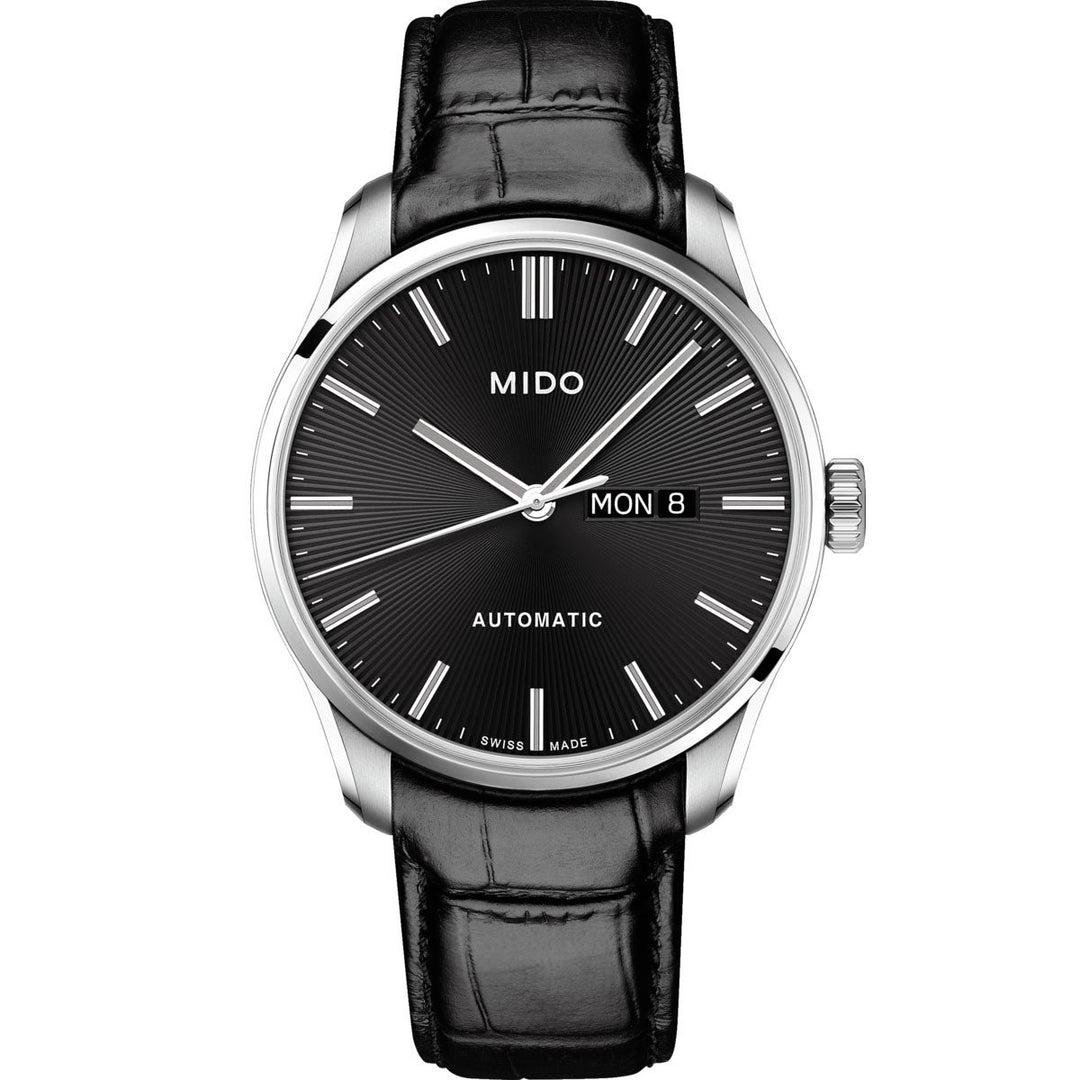 Mido orologio Belluna Sunray 42,5mm nero automatico acciaio M024.630.16.051.00 - Gioielleria Capodagli