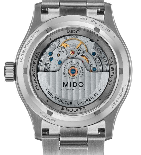 Mido orologio Multifort Chronometer 1 COSC 42mm antracite automatico acciaio M038.431.11.061.00 - Gioielleria Capodagli