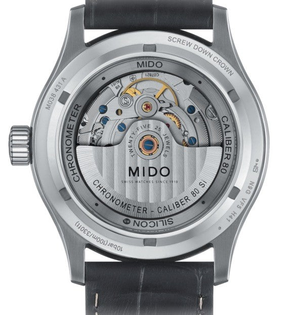 Mido orologio Multifort Chronometer 1 COSC 42mm bianco automatico acciaio M038.431.16.031.00 - Gioielleria Capodagli