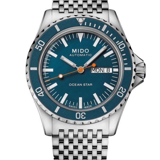 Mido orologio Ocean Star Tribute blu 41mm automatico special edition 75th anniversary doppio cinturino M026.830.11.041.00 - Gioielleria Capodagli