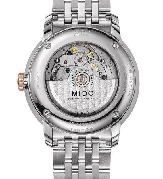 Mido orologio uomo Baroncelli Big Date 40mm Caliber 80 automatico acciaio M027.426.22.018.00 - Gioielleria Capodagli