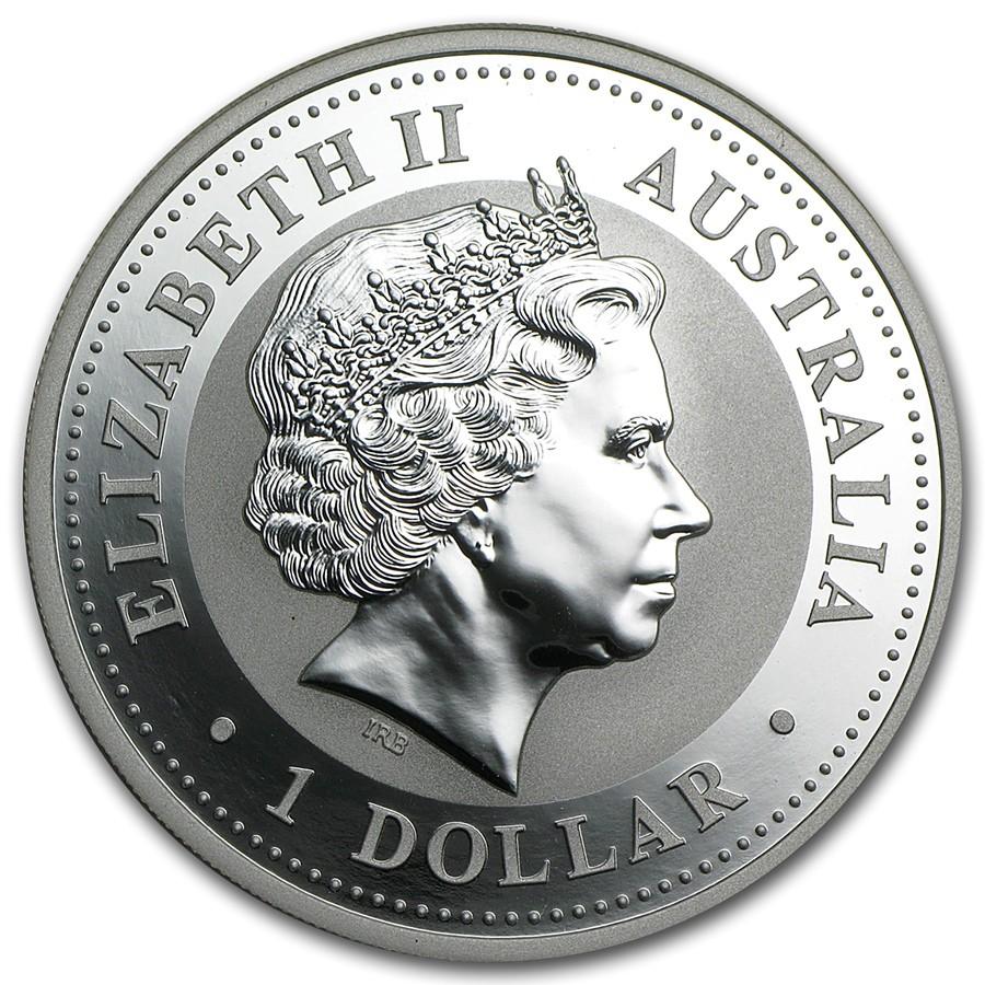 Moneta argento fior di conio Perth Mint 1oz Australian Kookaburra 2000 - Gioielleria Capodagli
