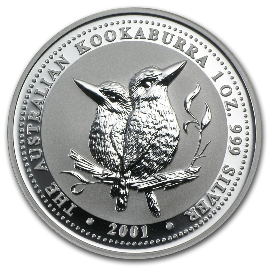 Moneta argento fior di conio Perth Mint 1oz Australian Kookaburra 2001 - Gioielleria Capodagli