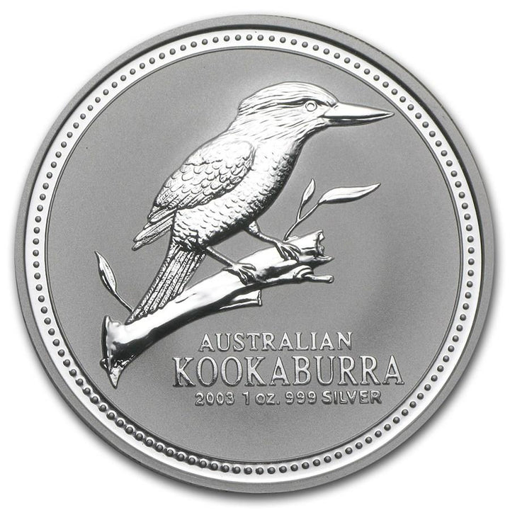 Moneta argento fior di conio Perth Mint 1oz Australian Kookaburra 2003 - Gioielleria Capodagli