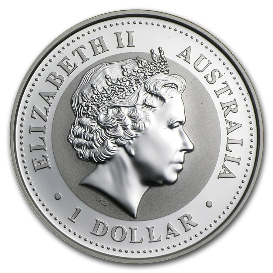 Moneta argento fior di conio Perth Mint 1oz Australian Kookaburra 2005 - Gioielleria Capodagli