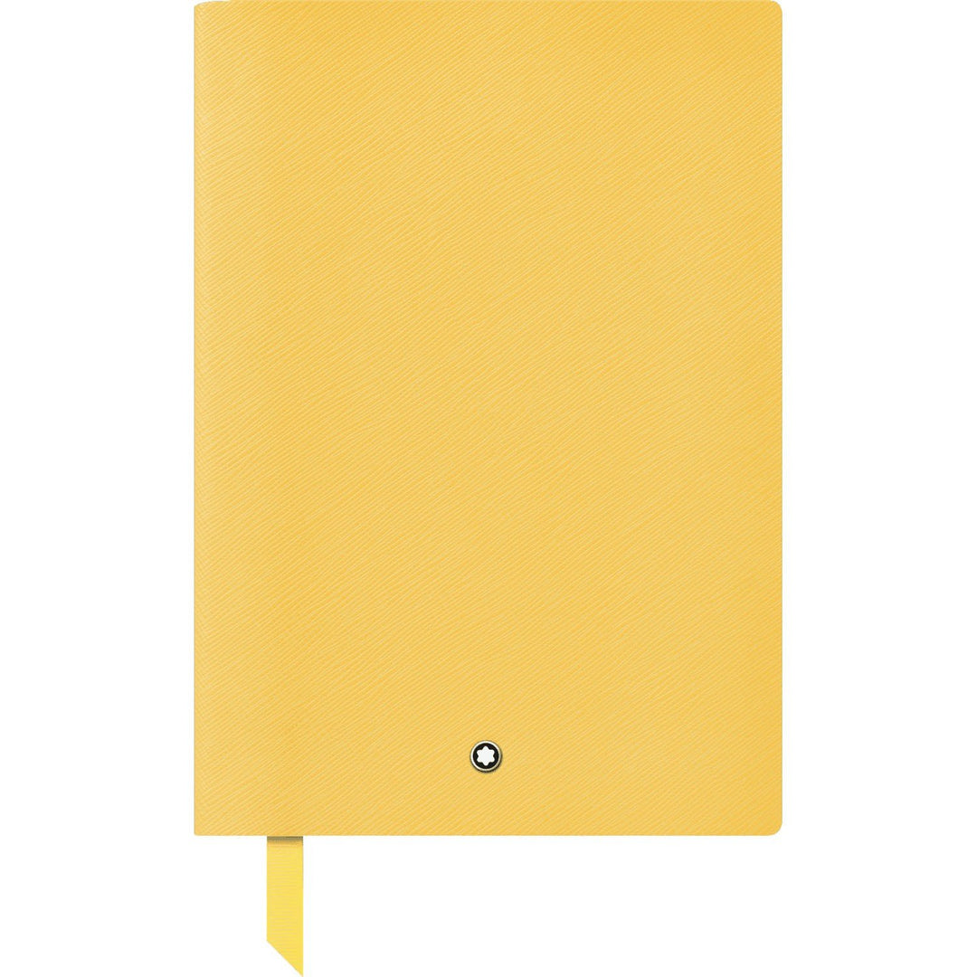 Montblanc blocco note 146 a righe cancelleria tascabile giallo senape 125882 - Gioielleria Capodagli