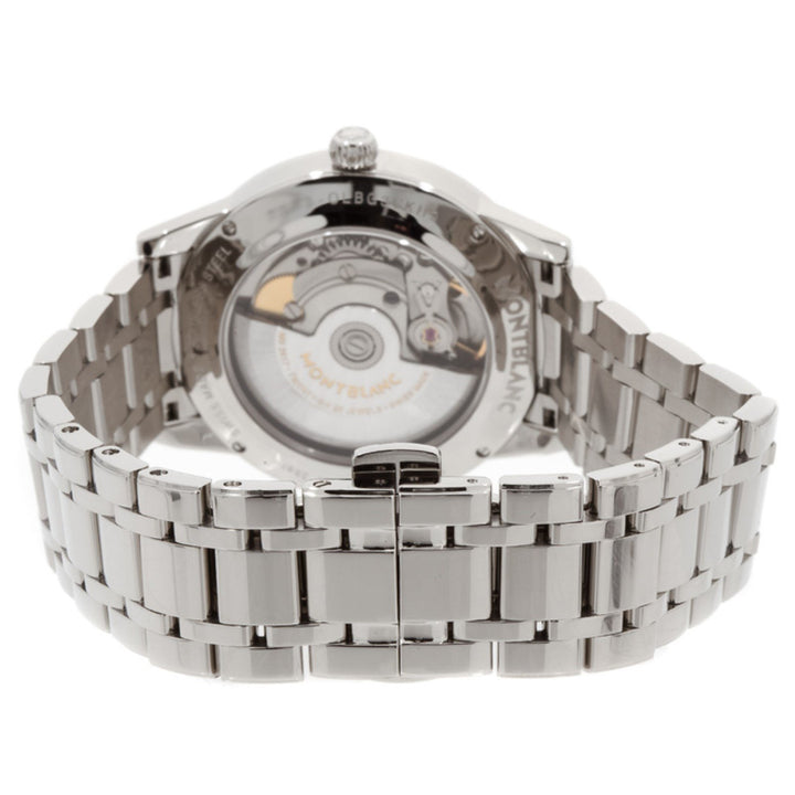 Montblanc orologio Bohème Date 37mm bianco automatico acciaio 114733 - Gioielleria Capodagli