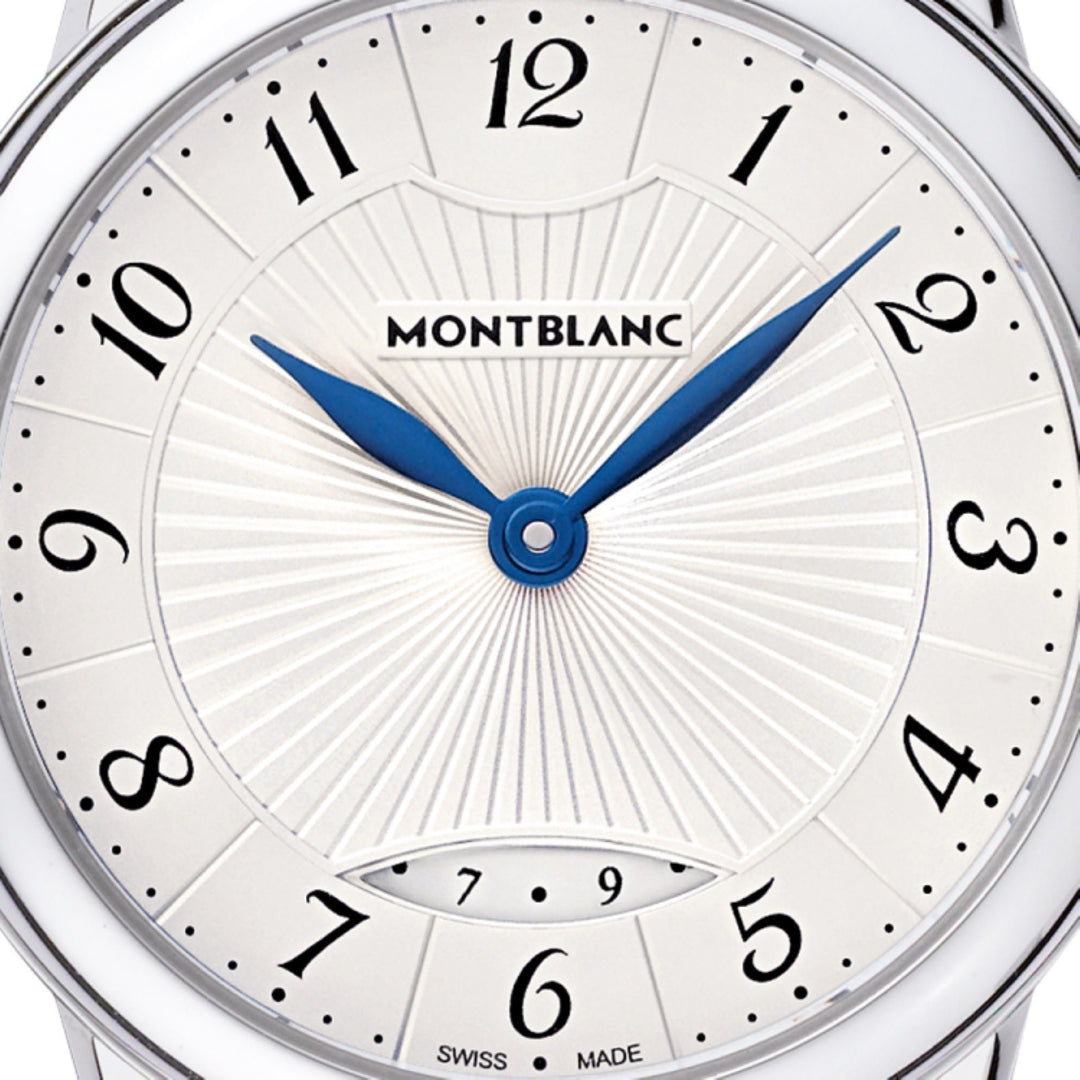 Montblanc orologio Bohème Date Lady 27mm argento quarzo acciaio 111207 - Gioielleria Capodagli