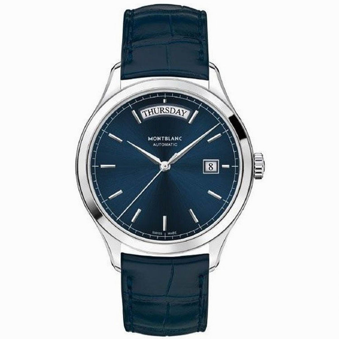 Montblanc orologio Heritage Chronometrie 38mm blu automatico acciaio 118225 - Gioielleria Capodagli
