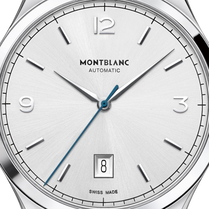 Montblanc orologio Heritage Chronometrie 40mm argento automatico acciaio 112533 - Gioielleria Capodagli
