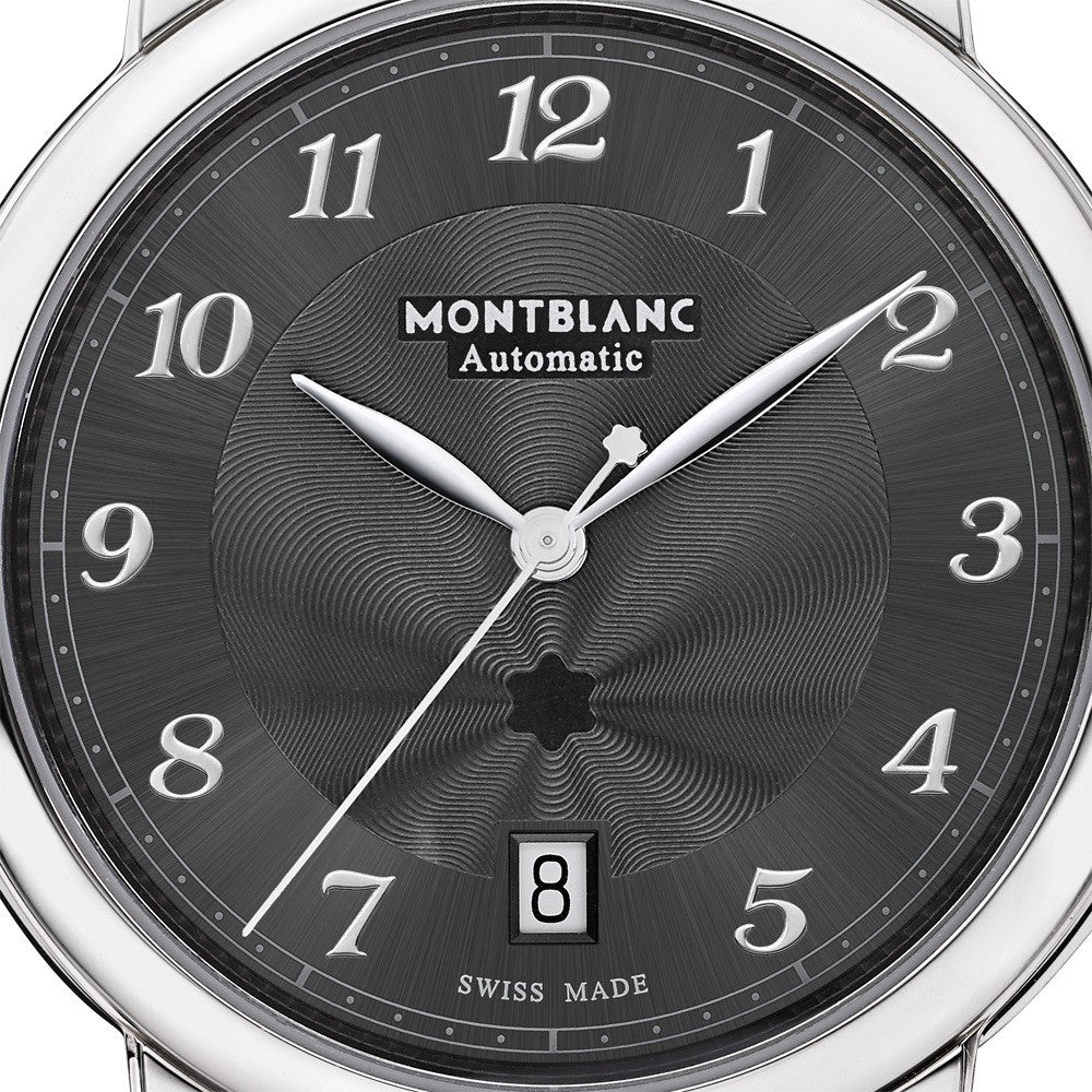 Montblanc orologio Star Legacy Date 39mm grigio automatico acciaio 118517 - Gioielleria Capodagli