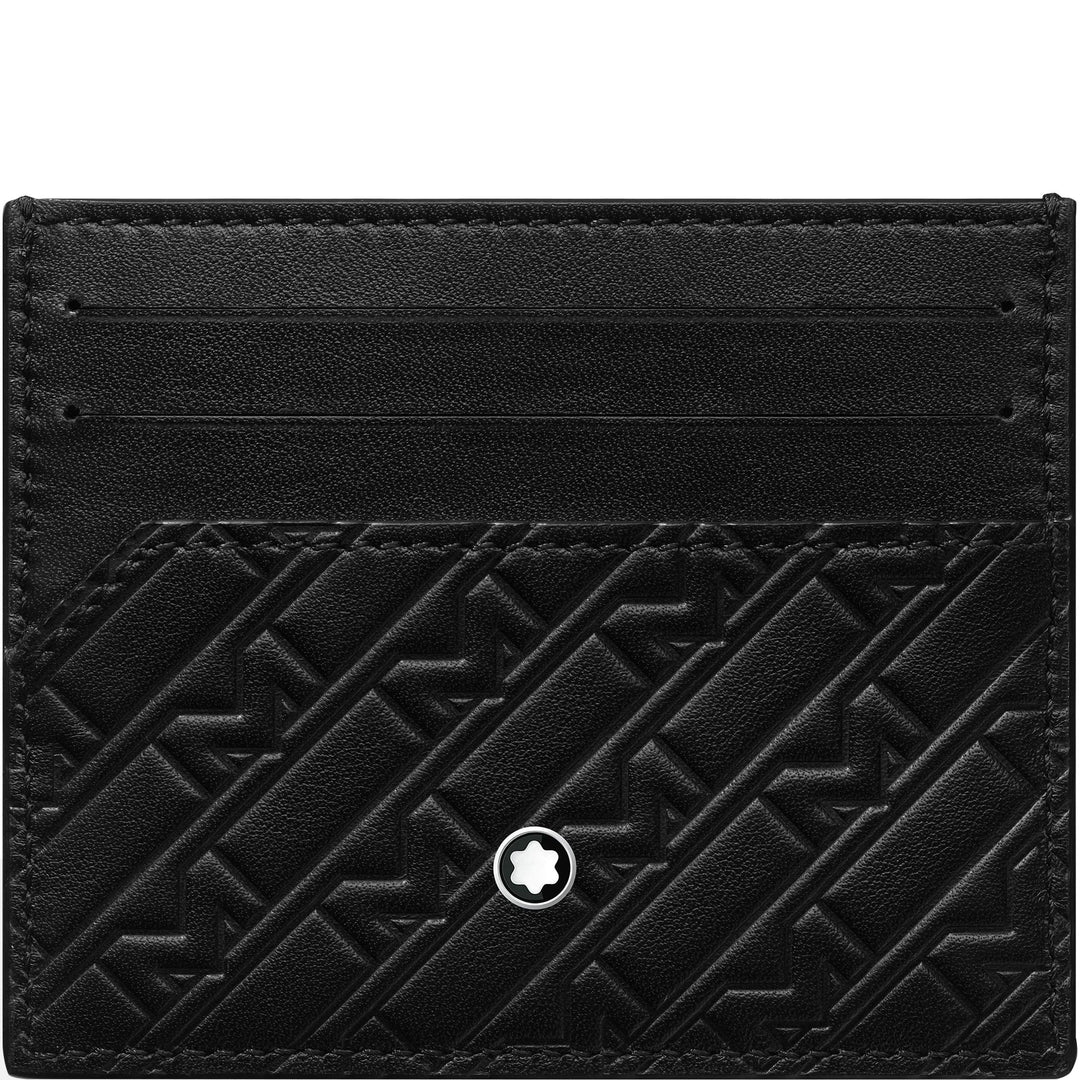 Montblanc porta carte di credito tascabile 6 scomparti Montblanc M_Gram 4810 nero 128640 - Capodagli 1937