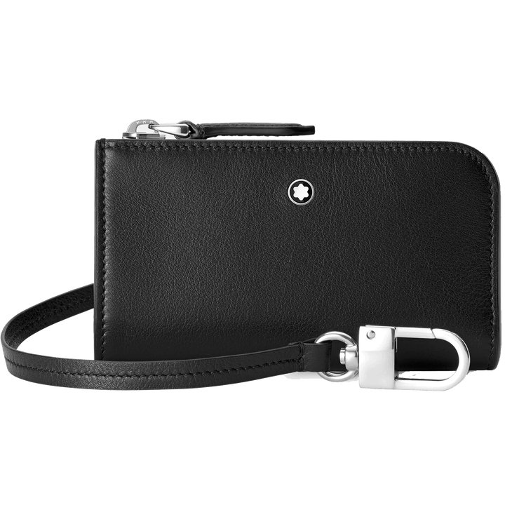 Montblanc portachiavi 2 aperture Meisterstück Selection Soft nero 129700 - Capodagli 1937