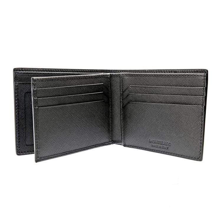 Montblanc portafoglio 6 scomparti con 2 tasche trasparenti Sartorial nero 113220 - Gioielleria Capodagli