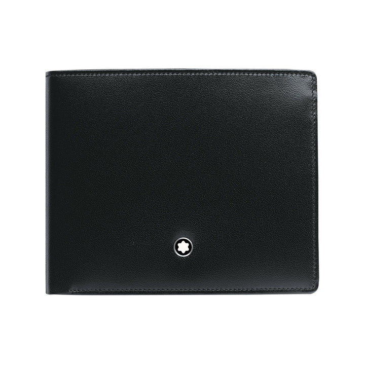 Montblanc portafoglio 6 scomparti con 2 tasche trasparenti Meisterstück nero 16354 - Gioielleria Capodagli